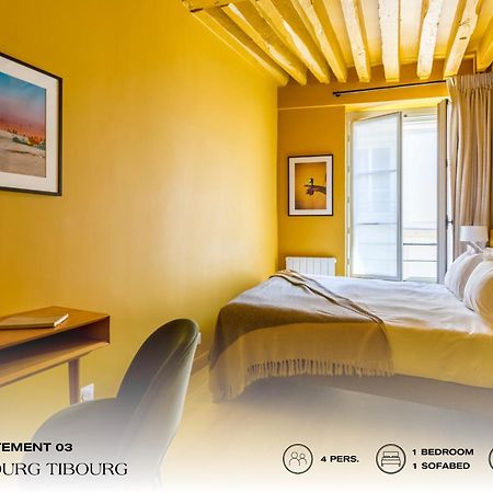Апартаменти Beauquartier - Marais, Bourg Tibourg Париж Екстер'єр фото