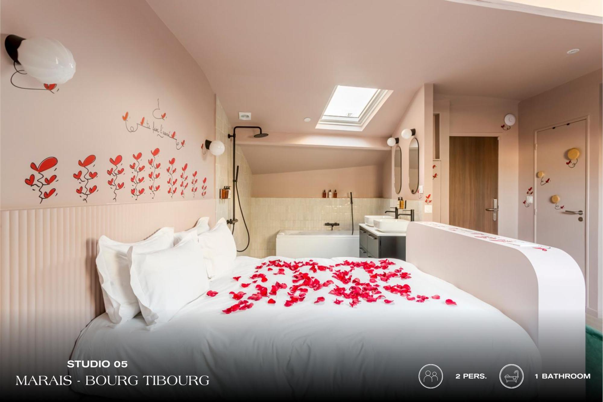 Апартаменти Beauquartier - Marais, Bourg Tibourg Париж Екстер'єр фото