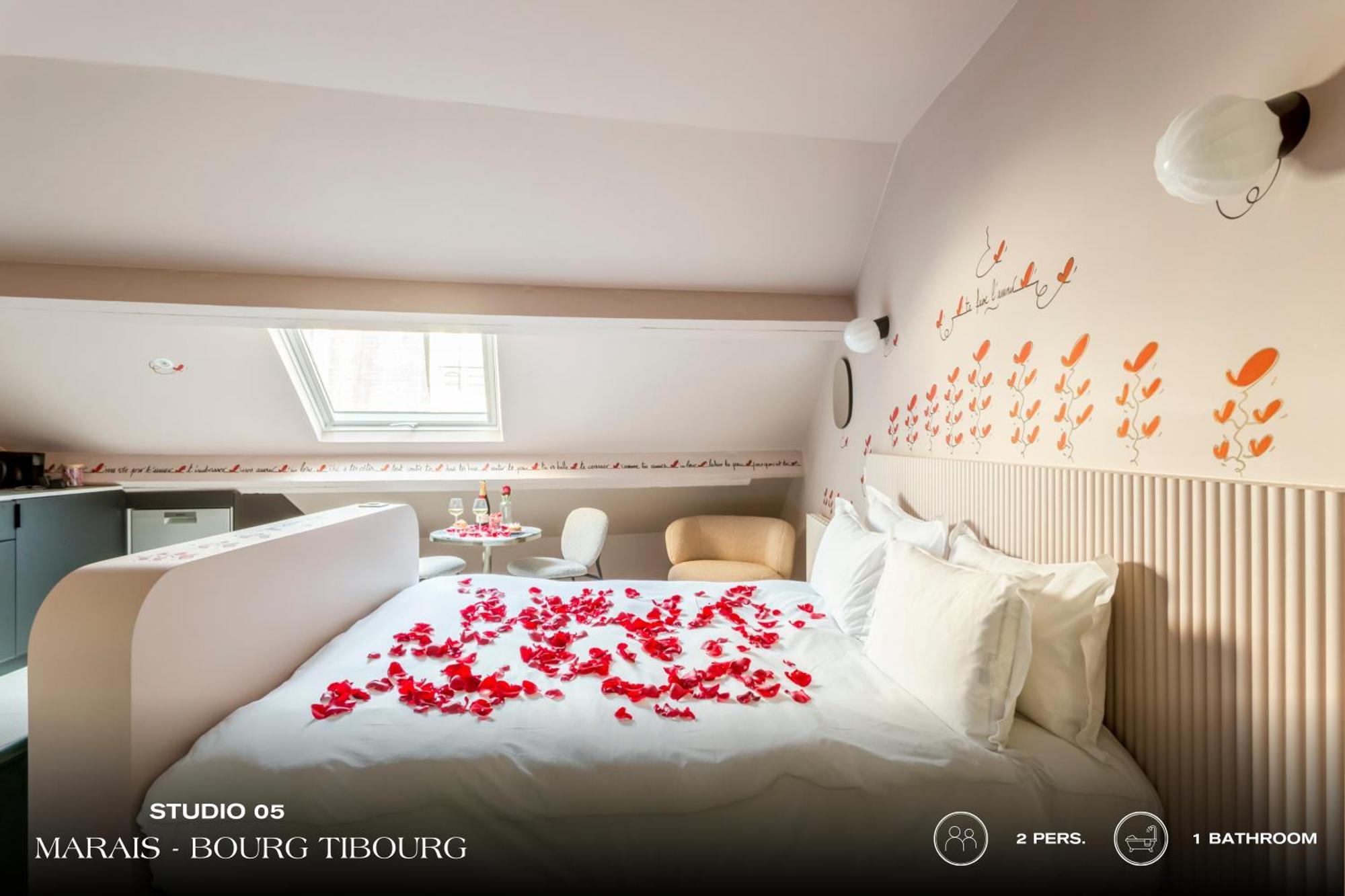 Апартаменти Beauquartier - Marais, Bourg Tibourg Париж Екстер'єр фото
