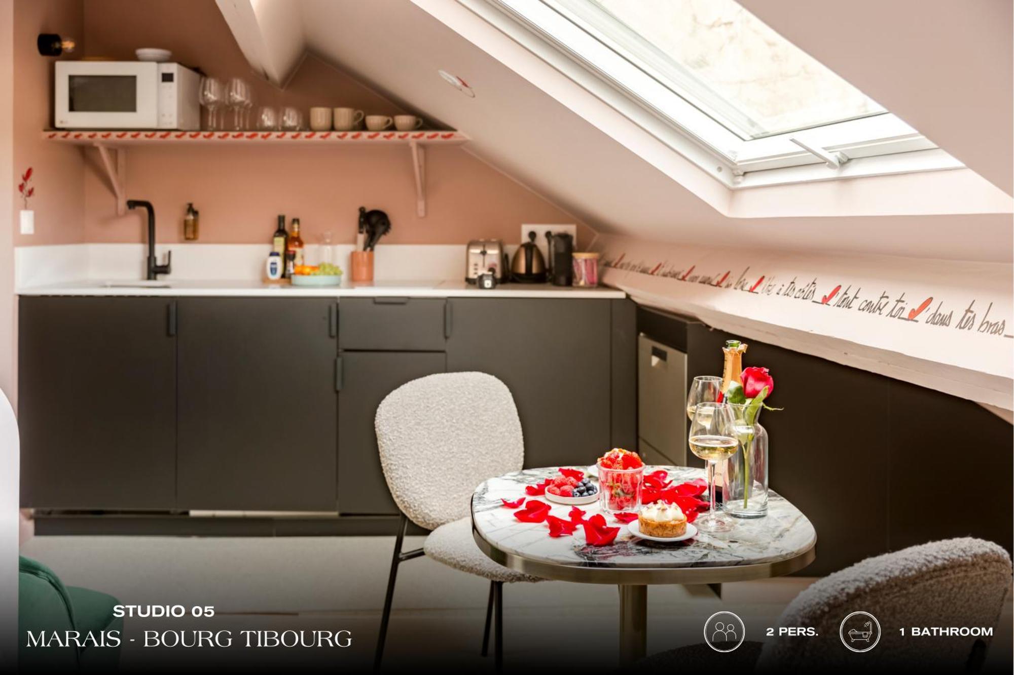 Апартаменти Beauquartier - Marais, Bourg Tibourg Париж Екстер'єр фото
