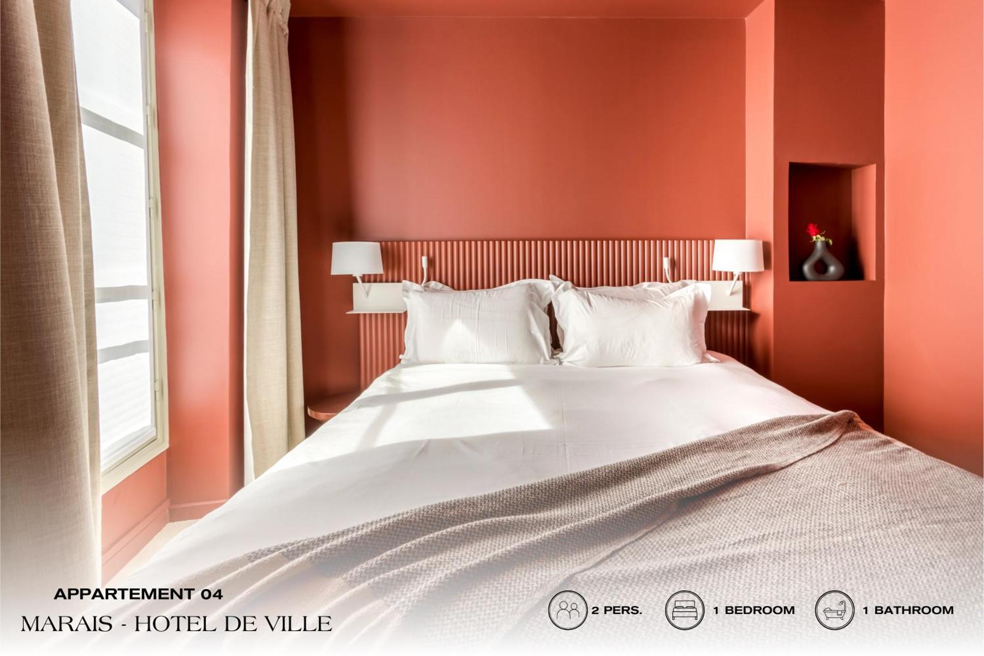 Апартаменти Beauquartier - Marais, Bourg Tibourg Париж Екстер'єр фото
