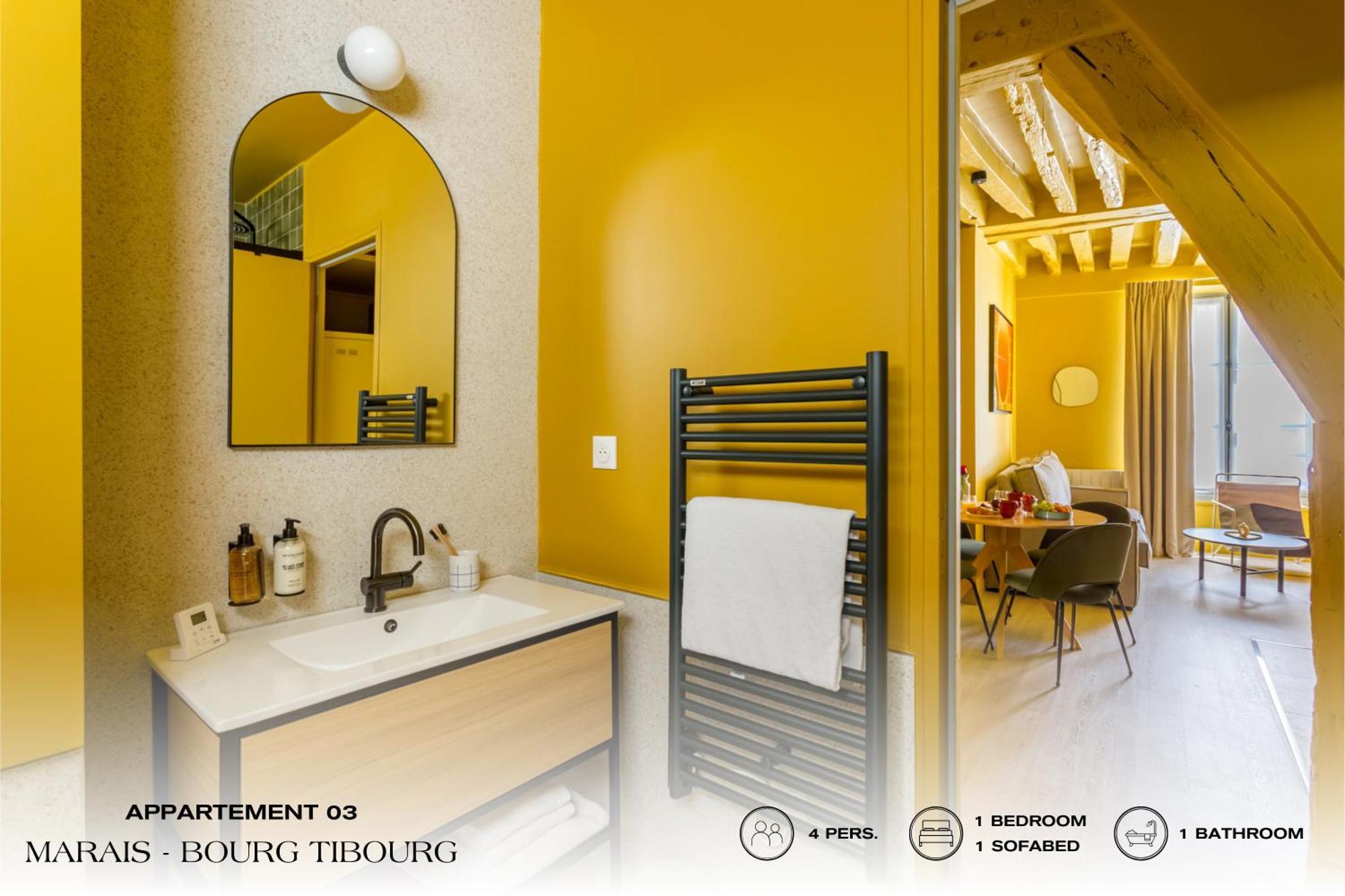 Апартаменти Beauquartier - Marais, Bourg Tibourg Париж Екстер'єр фото